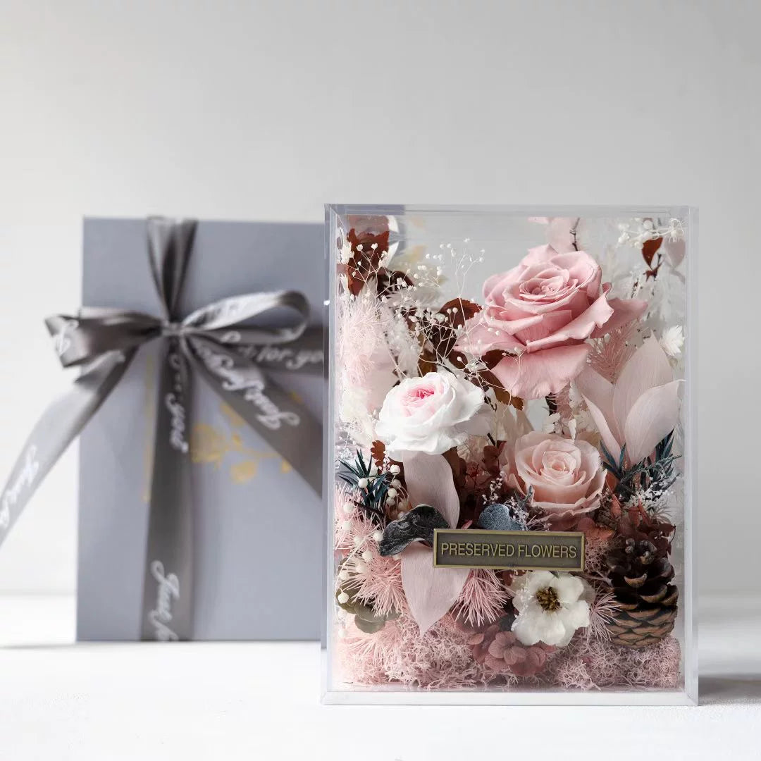 Handmade forever rose preserved flower gift