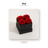Red four-rose preserved rose gift box color option