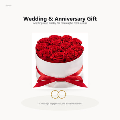 Preserved rose hug bucket for wedding and anniversary gift