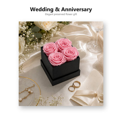 Preserved rose gift box for wedding and anniversary gifts