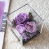 Handmade preserved flower acrylic flower box by Florettely