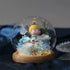 Handmade preserved flower themed glass dome by Florettely