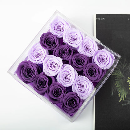 Handmade preserved flower bouquet gift box by Florettely