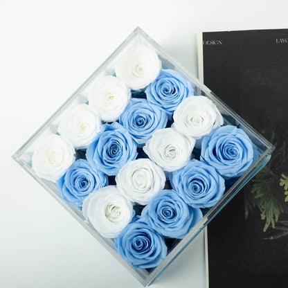 Handmade preserved flower bouquet gift box by Florettely