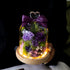Handmade preserved flower heart-shaped gift box by Florettely