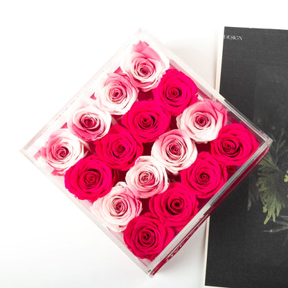 Handmade preserved flower bouquet gift box by Florettely