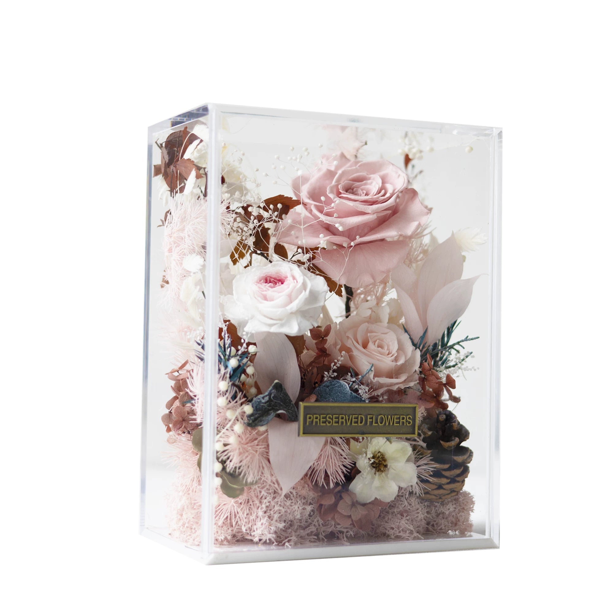 Handmade preserved flower bouquet gift box by Florettely
