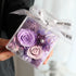 Handmade preserved flower glass dome gift by Florettely