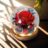 Handmade preserved flower glass dome gift by Florettely