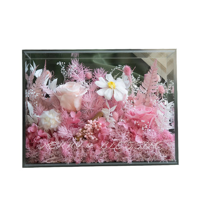 Solo Rose Acrylic Gift Box for Her - Preserved Real Flower View 5