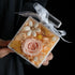Handmade preserved flower glass dome gift by Florettely